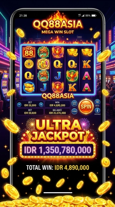 Layar utama qq88asia — antarmuka bersih setelah instalasi